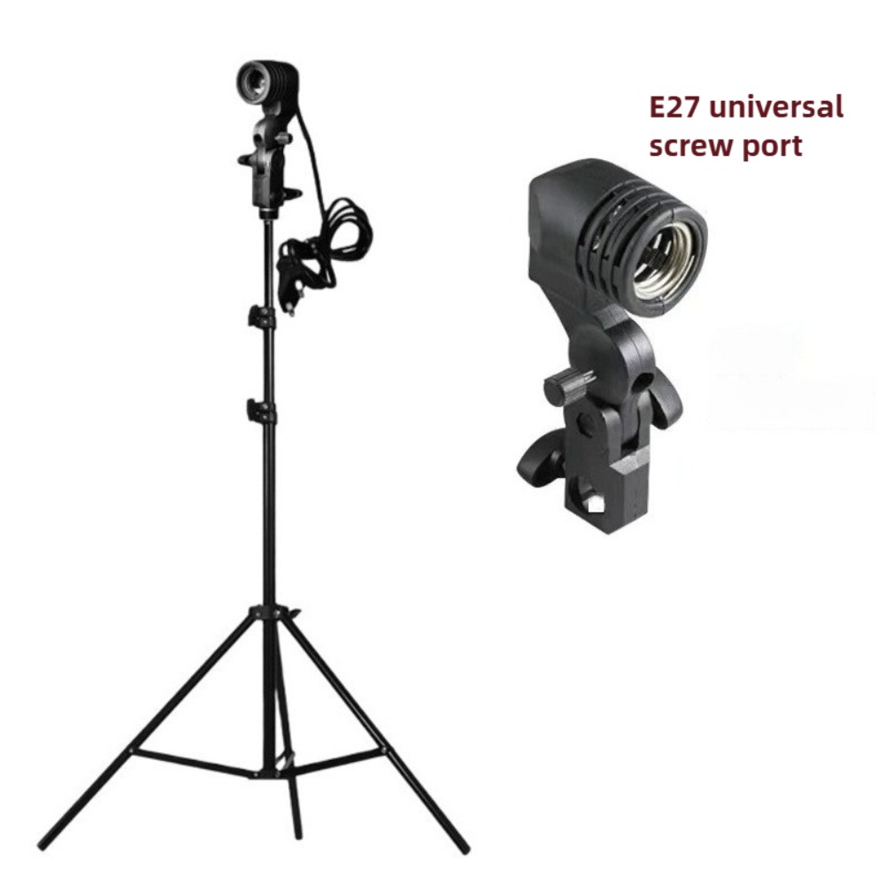 Photography Lighting Studio - Portalampada 2M, attacco CA E27 con