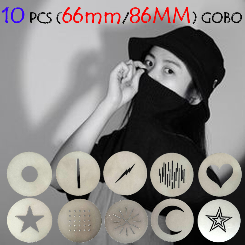 Snoot Flash Modifier - 10 Pezzi di GOBO da 86mm/66mm