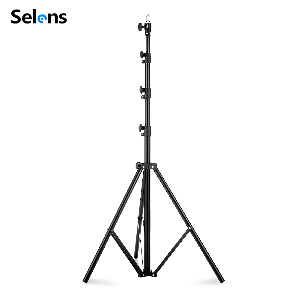 Photography Lighting Softbox - Selens Stativo con Cuscino d'Aria 2.2~3.95m