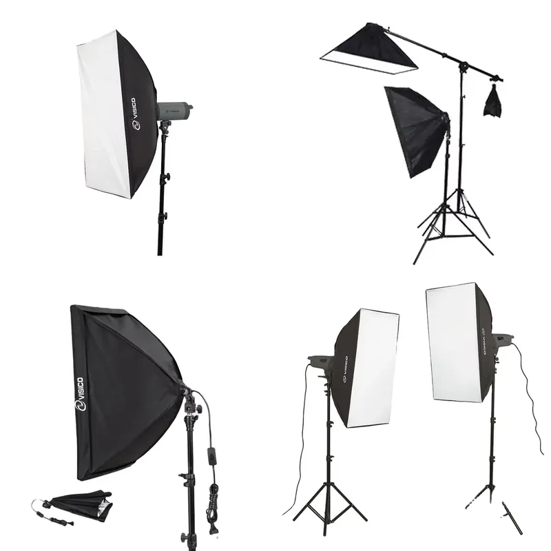 Quality Photography Lighting - Softbox Fotografico Portatile di Alta Qualità