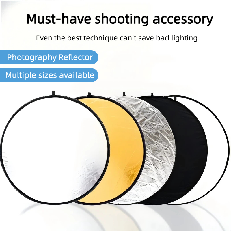 Photography Lighting Outdoor - Pannello Riflettente Bifacciale Oro e Argento