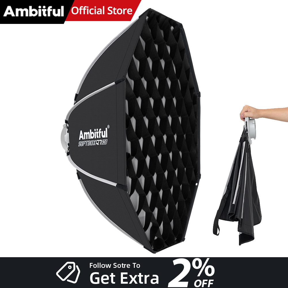 Photography Lighting Softbox - AMBITFUL Q7II 55/65/90cm Softbox Ottagonale con