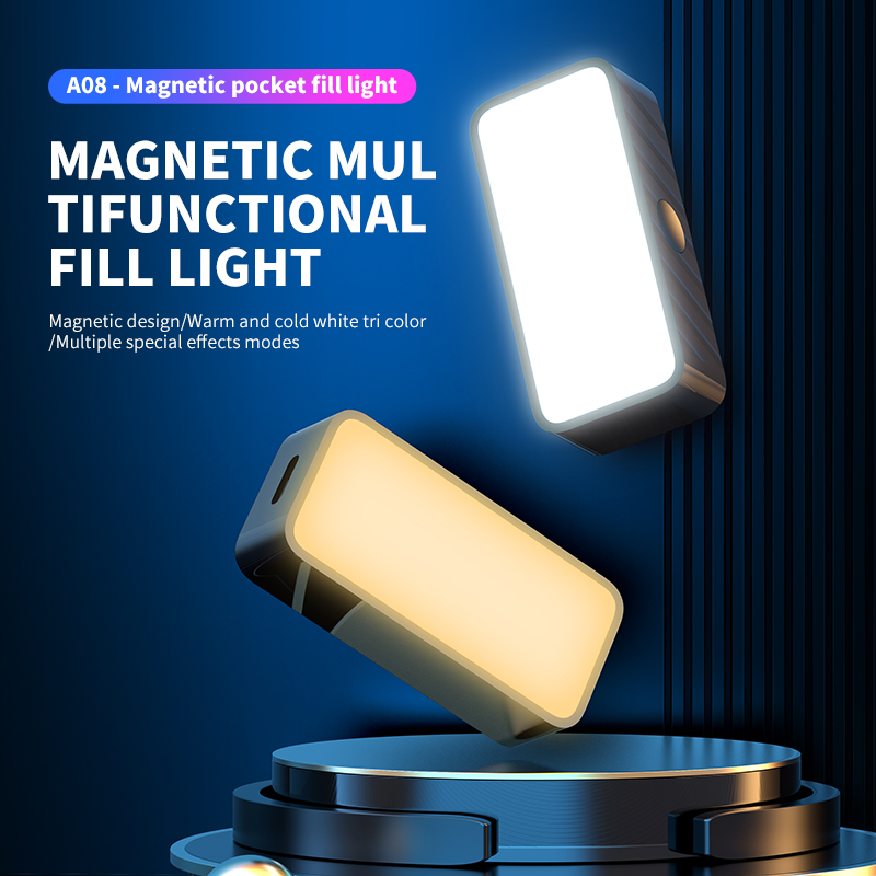 Quality Photography Lighting - Mini luce di riempimento magnetica portatile
