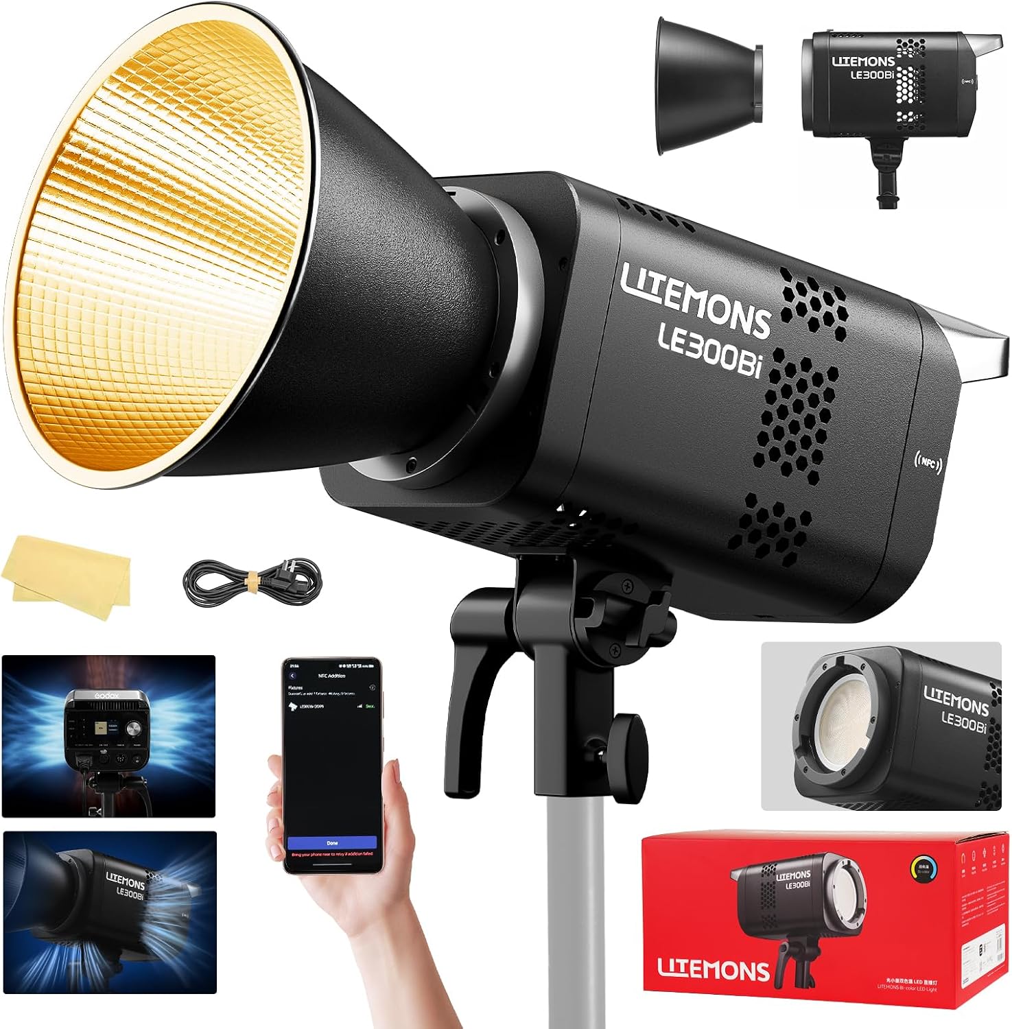 Photography Video Lighting Kit - Kit di Illuminazione Video LED RGB,