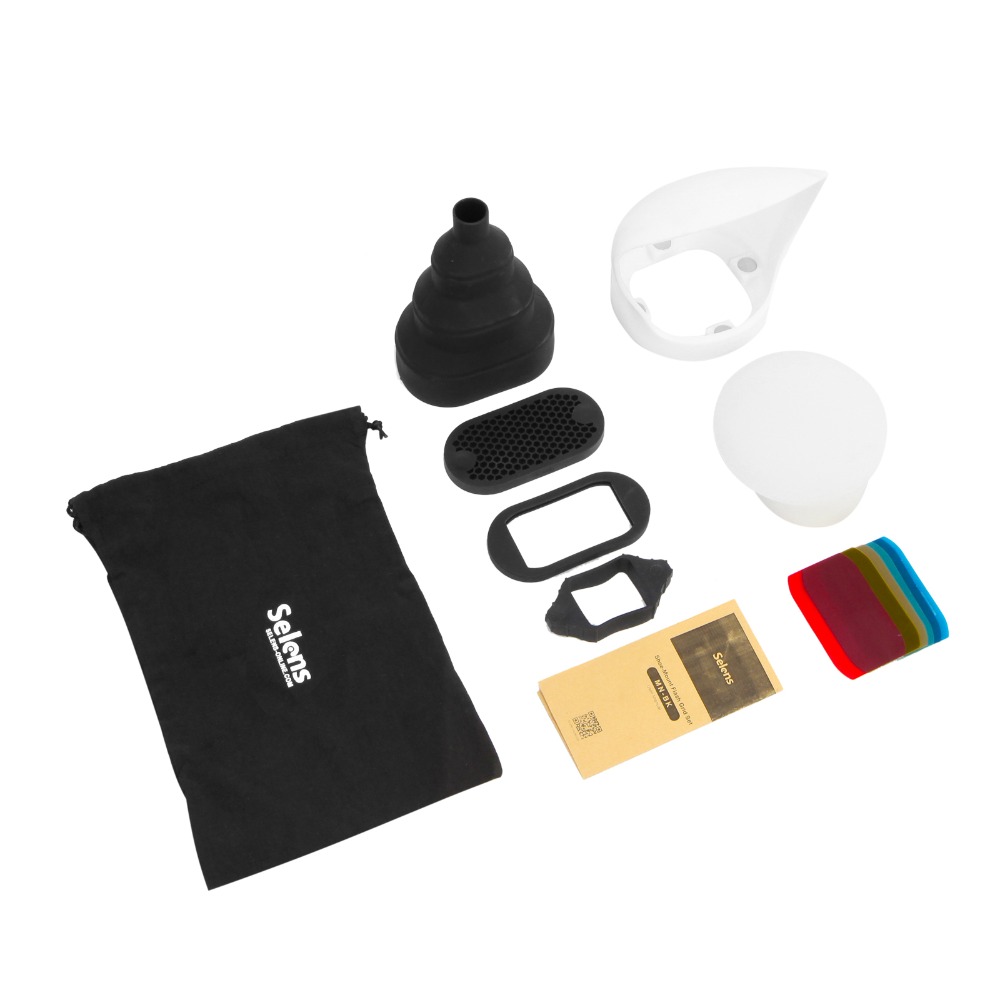 Snoot Flash Modifier - Selens Kit di accessori flash magnetico