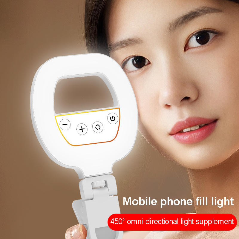 Photography Mobile Lighting - Luce LED ricaricabile, anello luminoso per