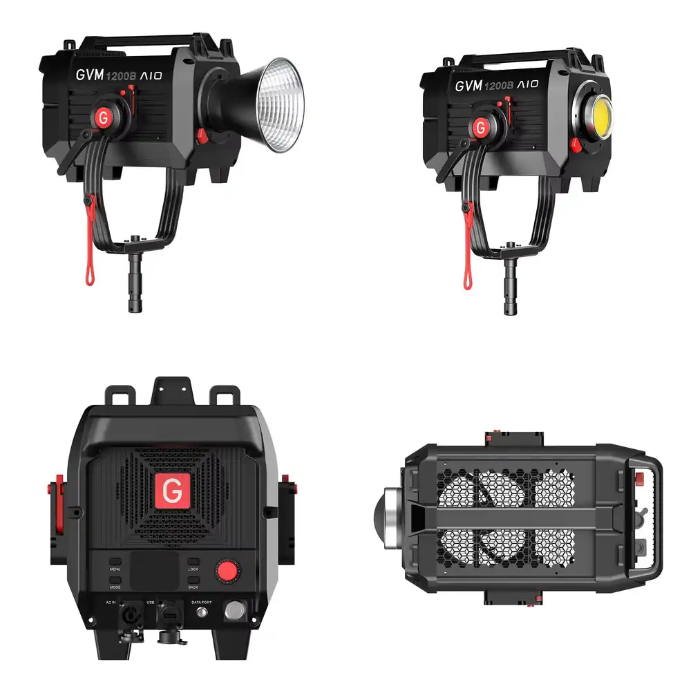 Photography Lighting Studio - GVM SD1200B AIO 1200W Faretto LED