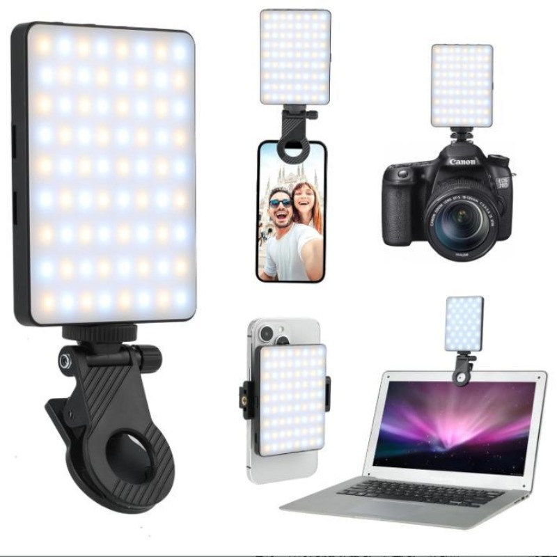 Photography Lighting Equipment - Luce LED Ricaricabile per Selfie, 3