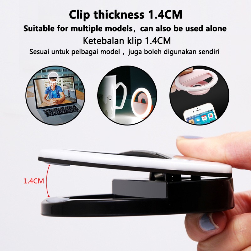 LED Selfie Ring Light 3 modali - Photography Lighting Equipment recensione e prezzo