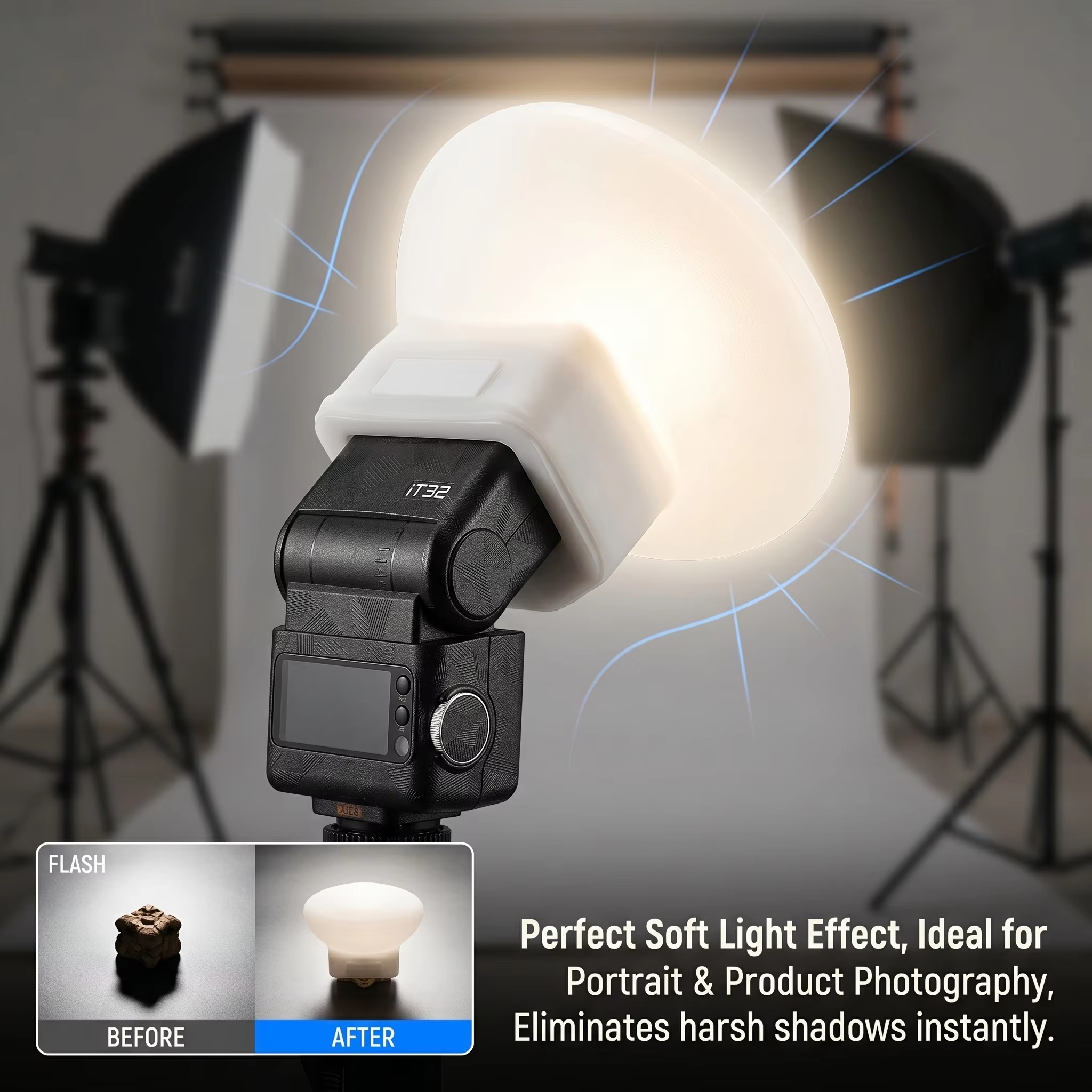 Copertura diffusore flash in s - Photography Lighting Diffuser recensione e prezzo