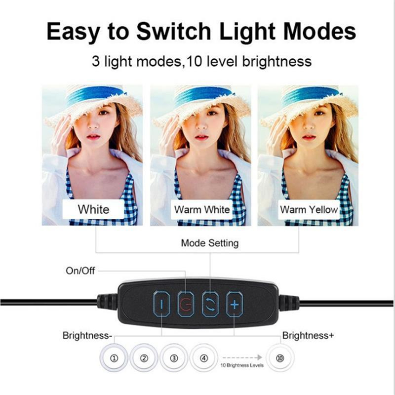 Lampada ad anello a LED dimmer - Photography Lighting Studio recensione e prezzo