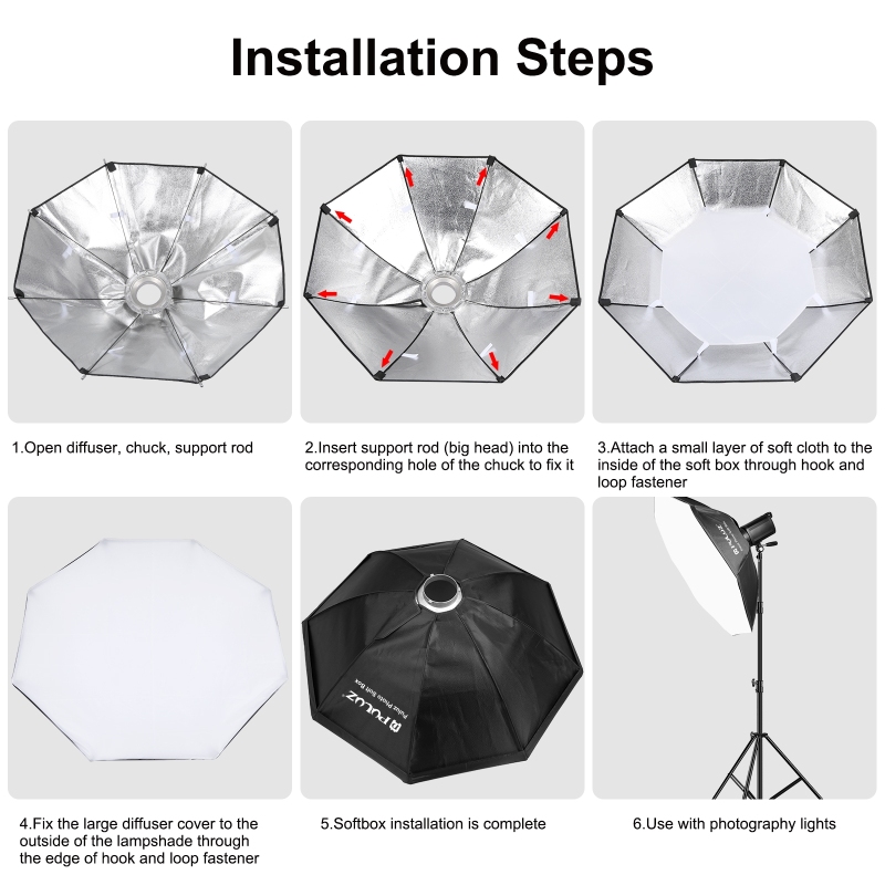 PULUZ 95cm Octagon Photography - Photography Lighting Diffuser recensione e prezzo
