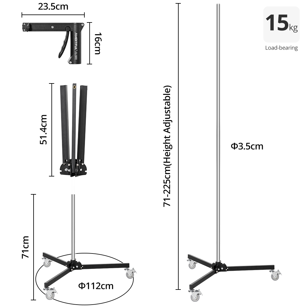 Stativo per luci Ambitful AL25 - Photography Lighting Softbox recensione e prezzo
