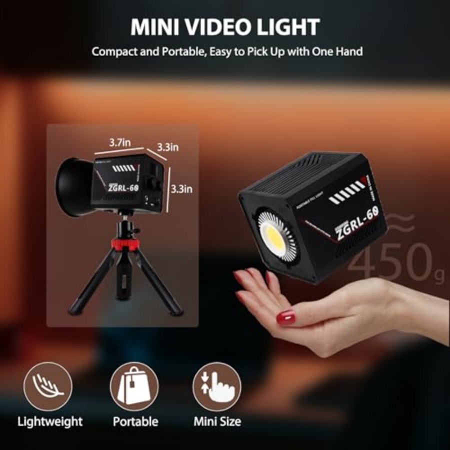 Luce video LED COB da 60W port - Photography Lighting Studio recensione e prezzo