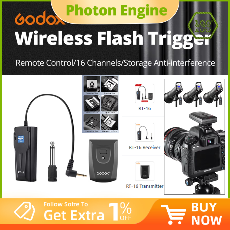 Godox RT-16 Set Trigger Flash  - Trigger Receiver Set recensione e prezzo