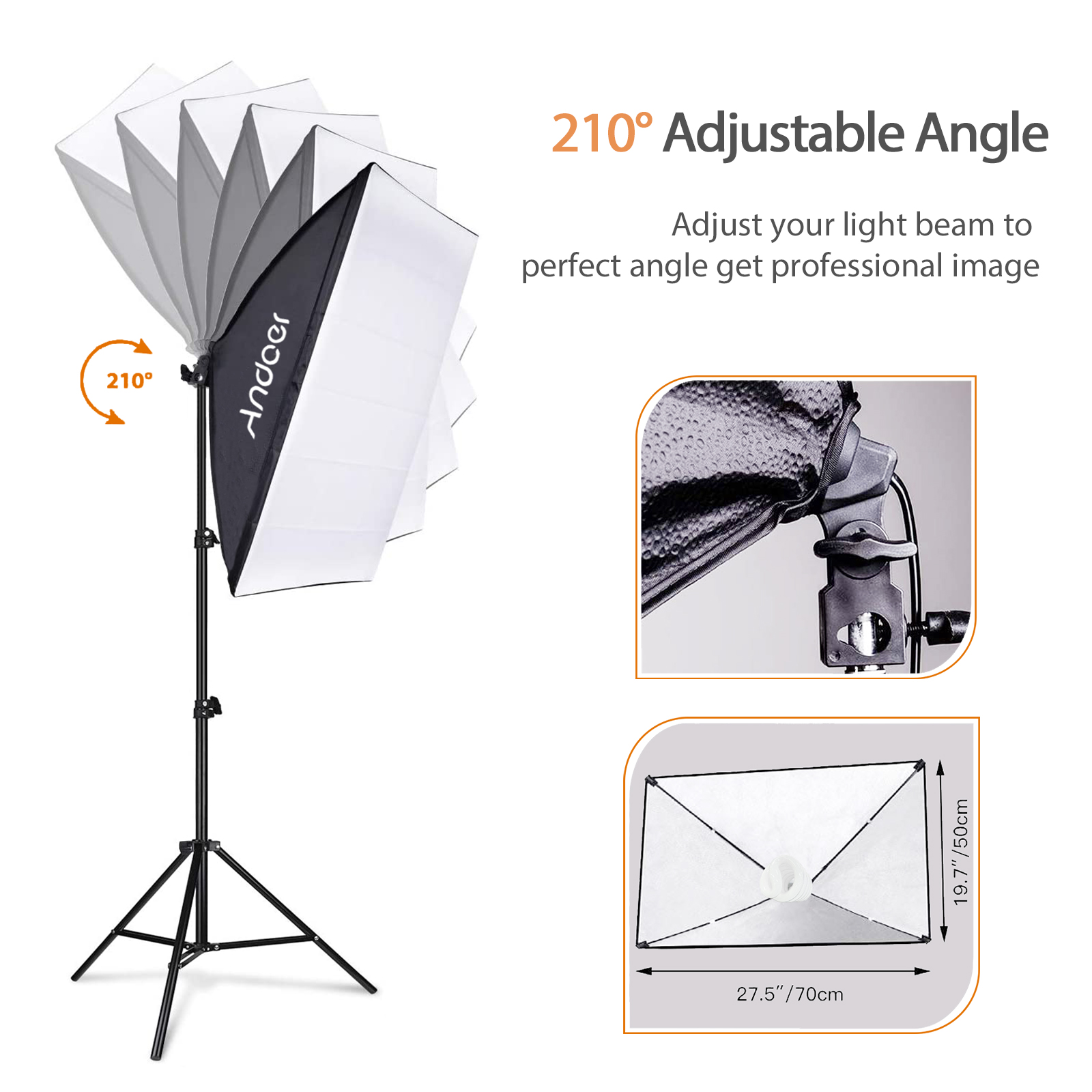 Andoer Studio Fotografia Kit l - Photography Video Lighting Kit recensione e prezzo