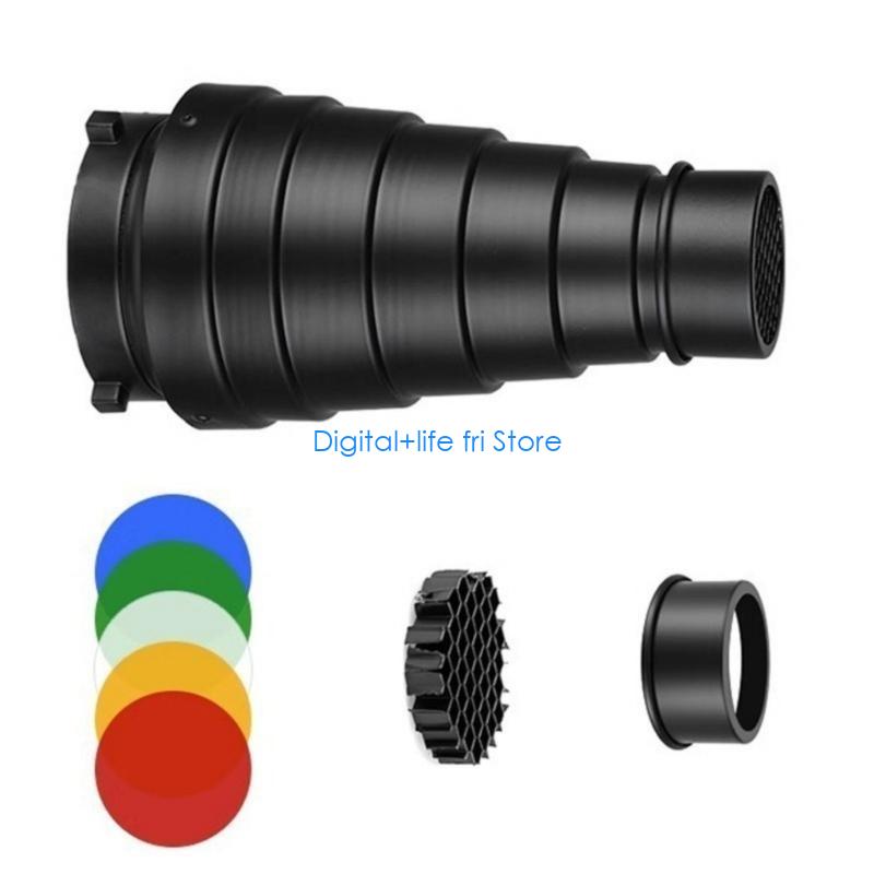 snoot in metallo fotografico E - Photography Lighting Modifiers recensione e prezzo
