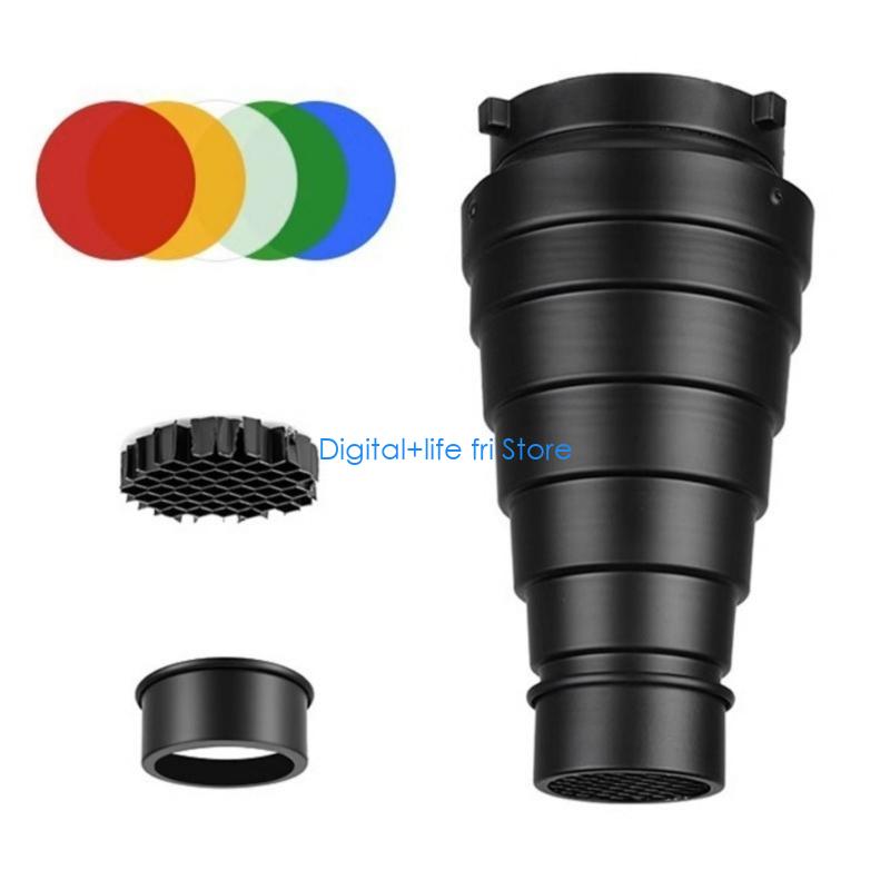snoot in metallo fotografico E - Photography Lighting Modifiers recensione e prezzo