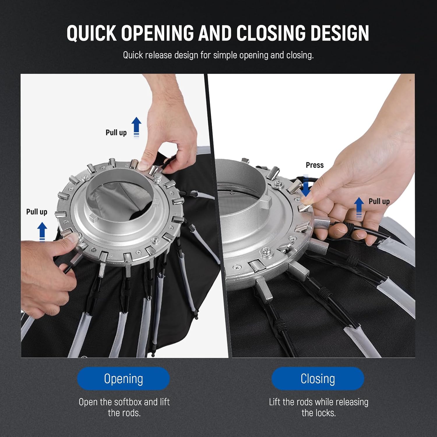 Softbox Parabolico con Attacco - Photography Lighting Diffuser recensione e prezzo