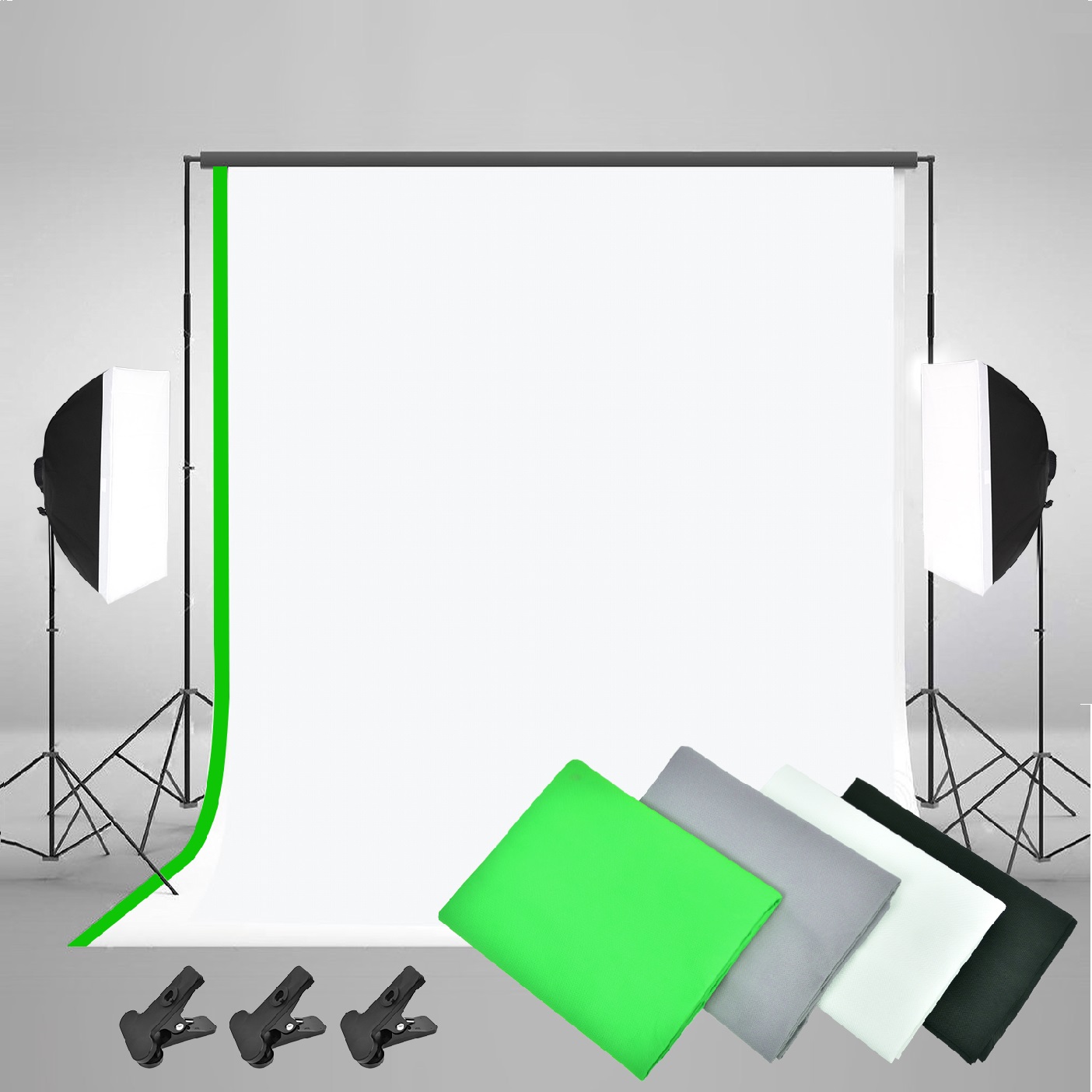 Kit Fotografico Completo Gold  - Photography Lighting And Backdrop Kits recensione e prezzo