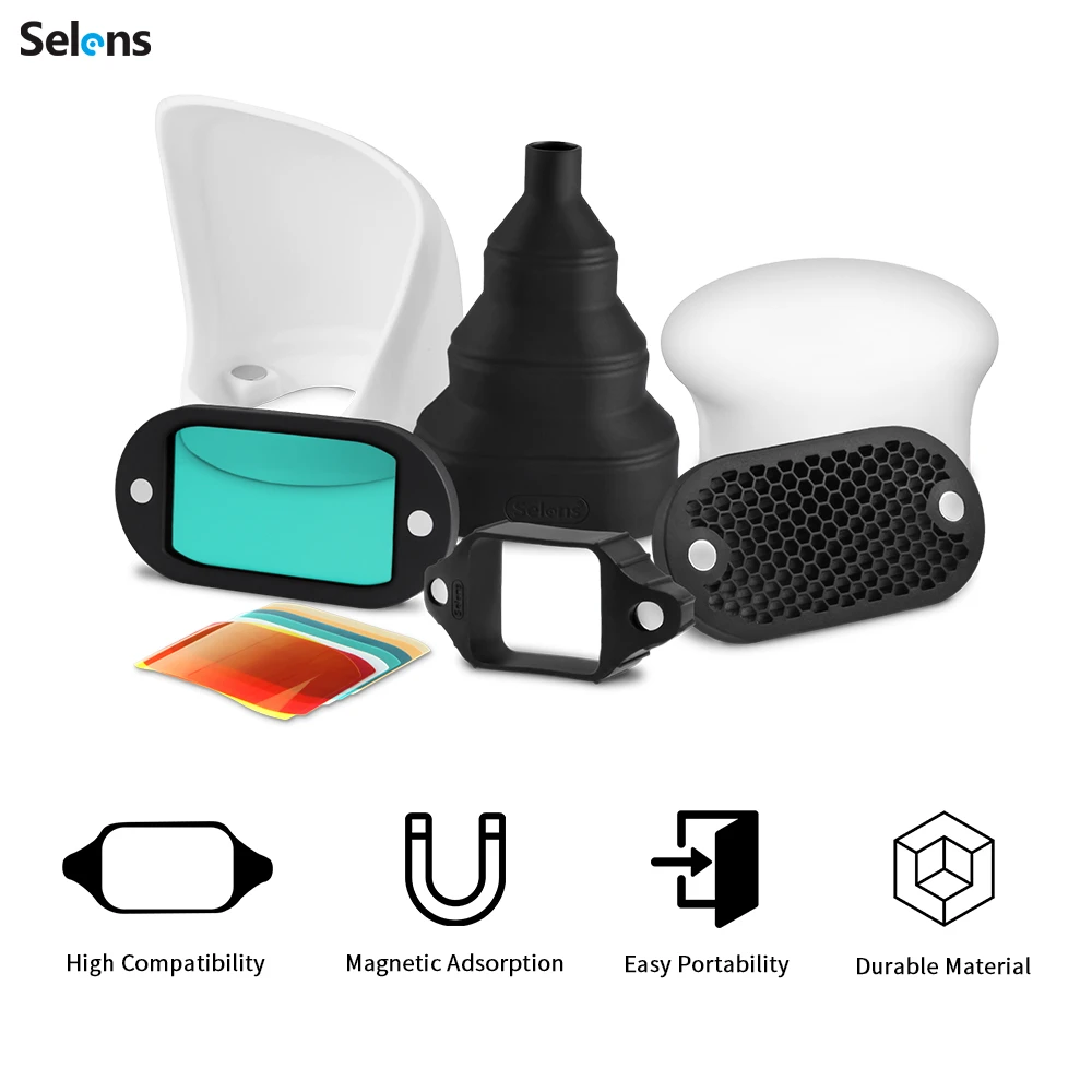 Selens Top Flash accessori mag - Snoot Flash Modifier recensione e prezzo